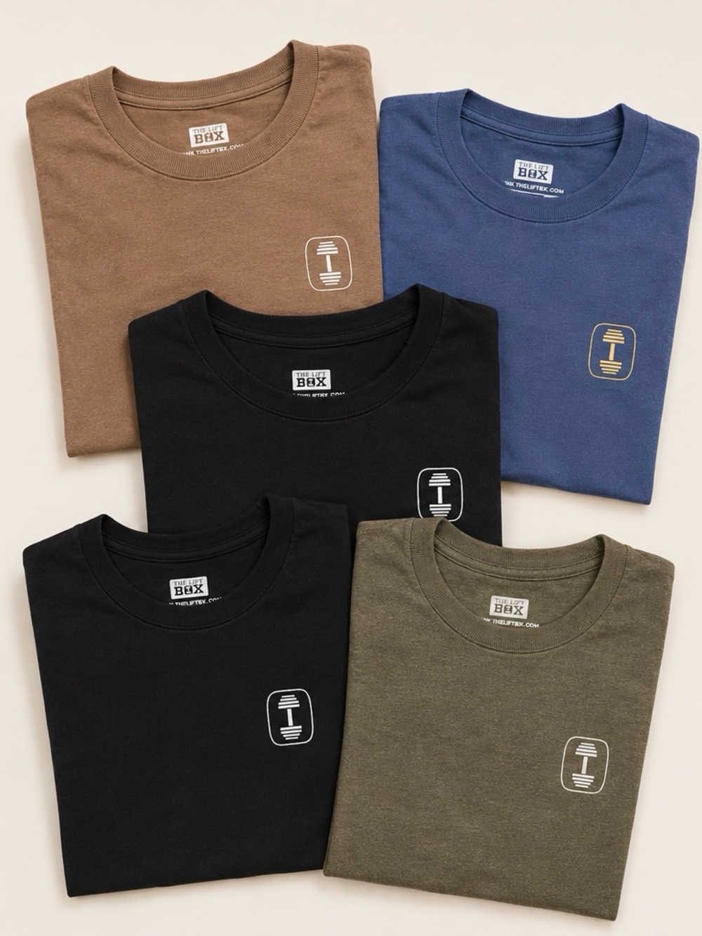 Graphic Workout Tee Bundle The Lift Box Women's Small 5 Gym Fitness Shirts